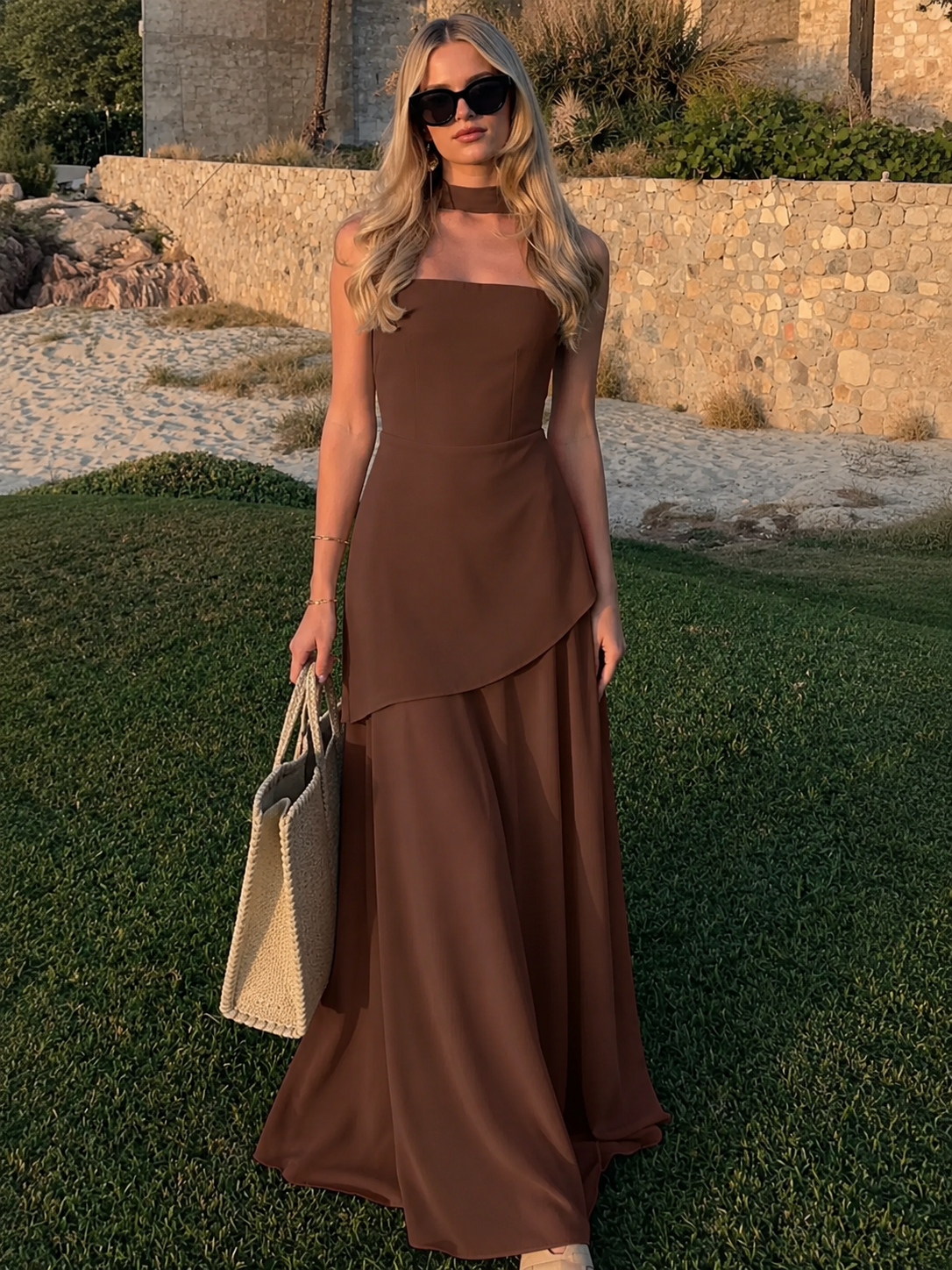 Layered Tube Maxi Dress