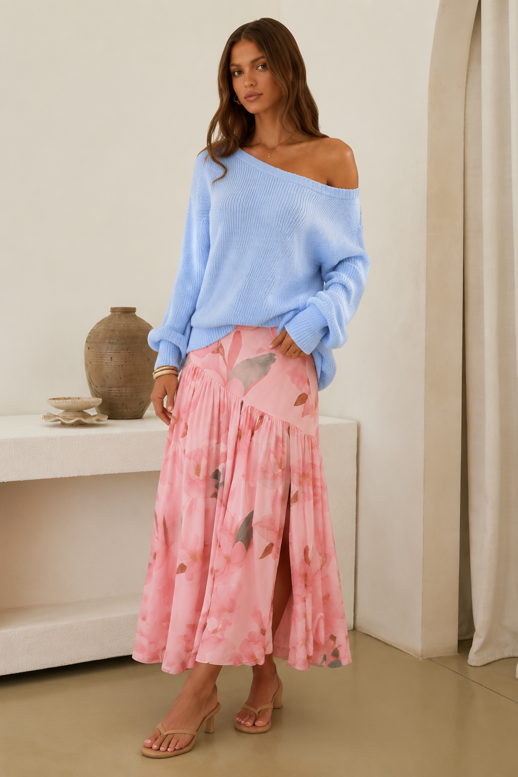 One Shoulder Sweater
