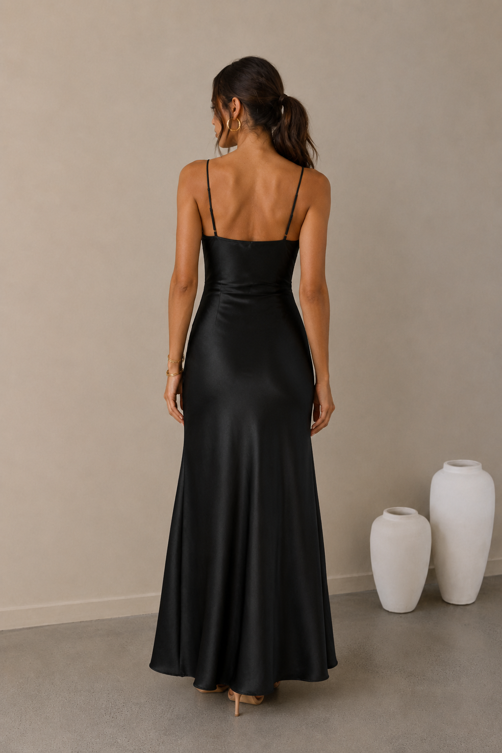 Back Lace Up Maxi