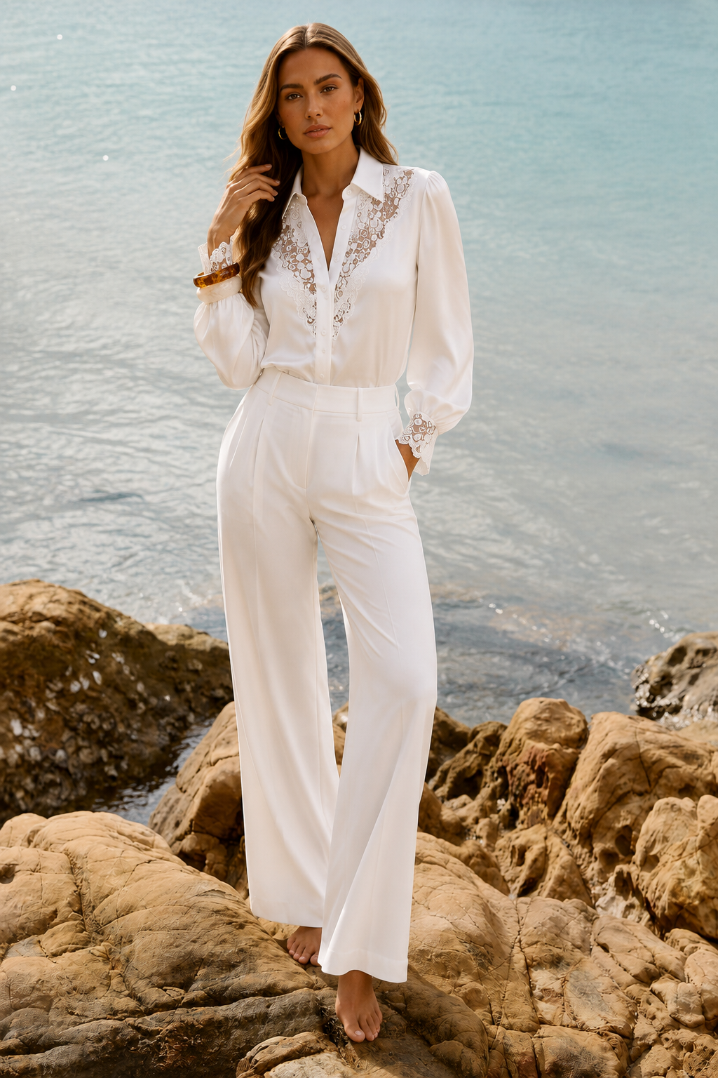 Lace Detail Shirt
