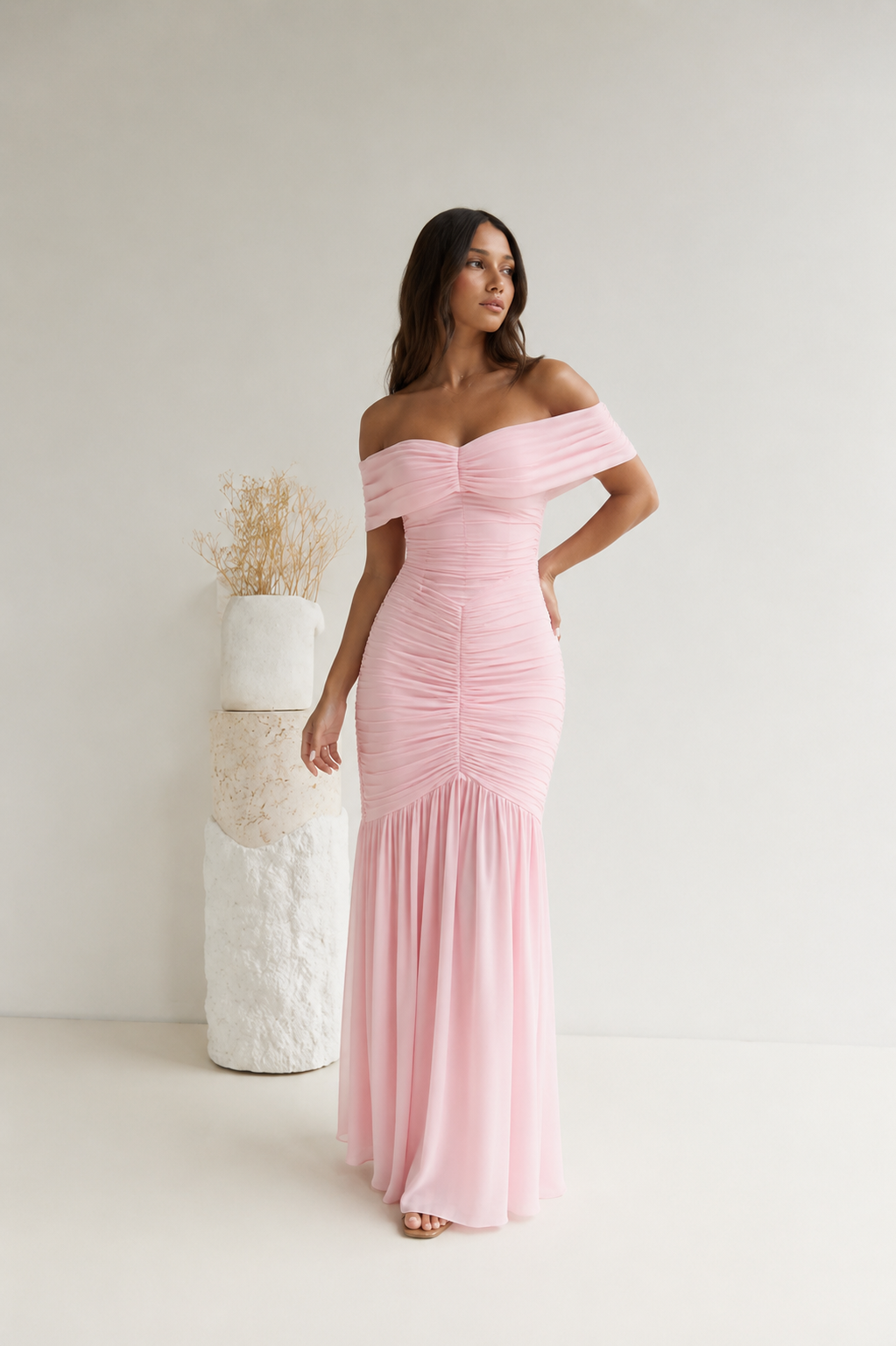 Off-Shoulder Maxi