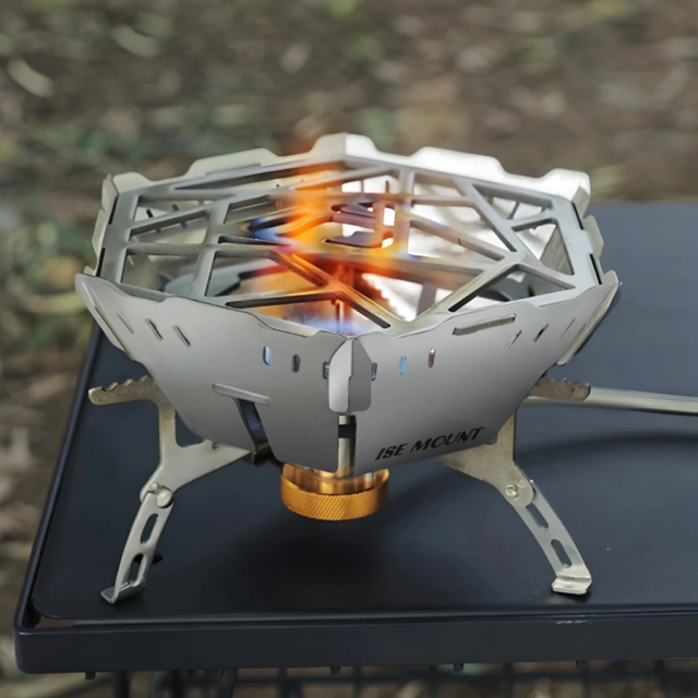 Windproof camping stove stand